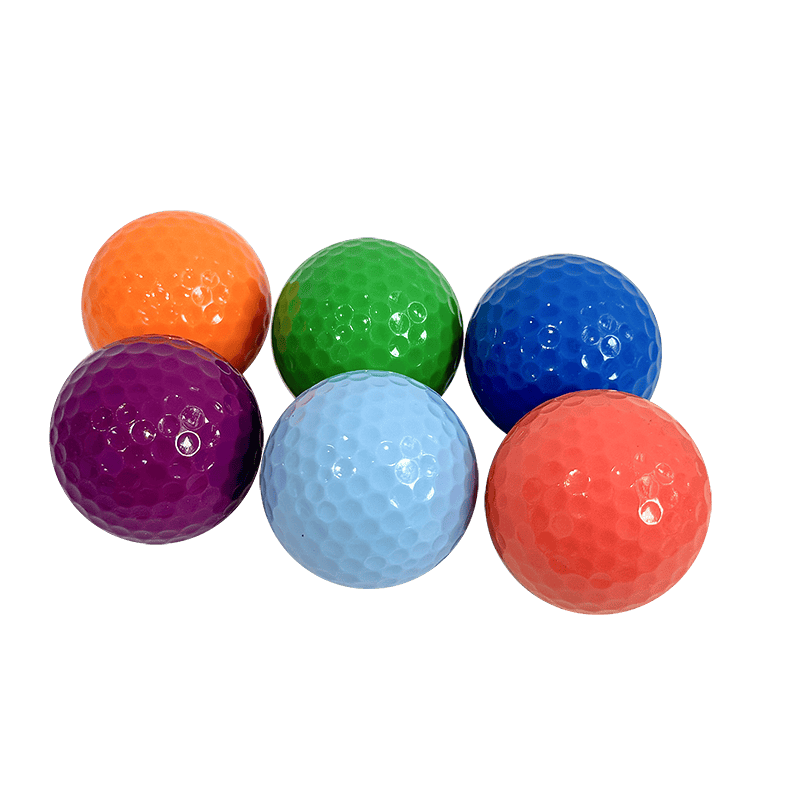 Värvikas harjutamine golfipall
